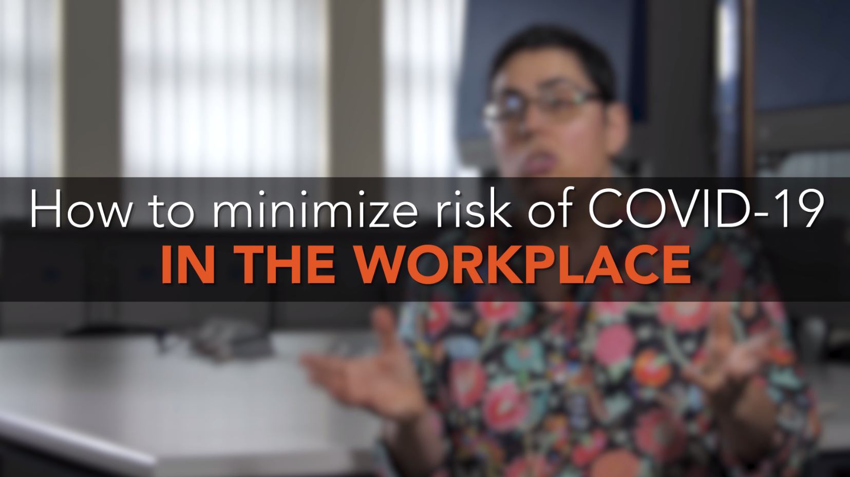 How to minimize risk of covid 19 in the workplace nicd